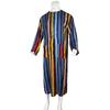 2026 Autumn Men's Striped Exotic Long-Sleeve Shirt-Robe