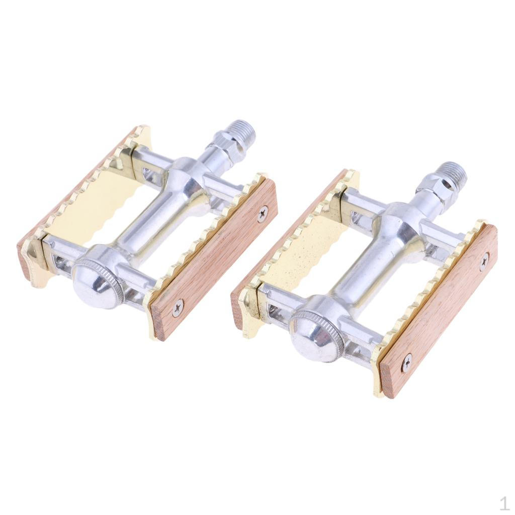 Pedals Aluminum Alloy Mountain Bike High-strength, Non- золотой