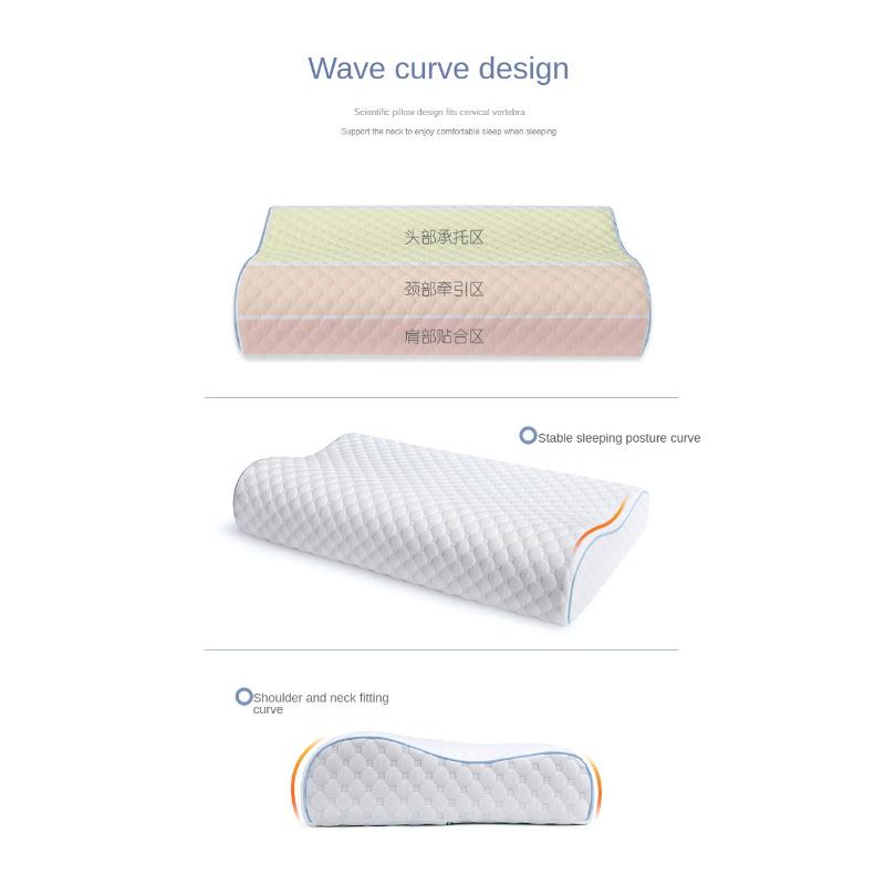 Long Pillow Memory Foam Bedding Pillow Neck Protection Slow Rebound Shaped Maternity Pillow For Sleeping Orthopedic Pillows