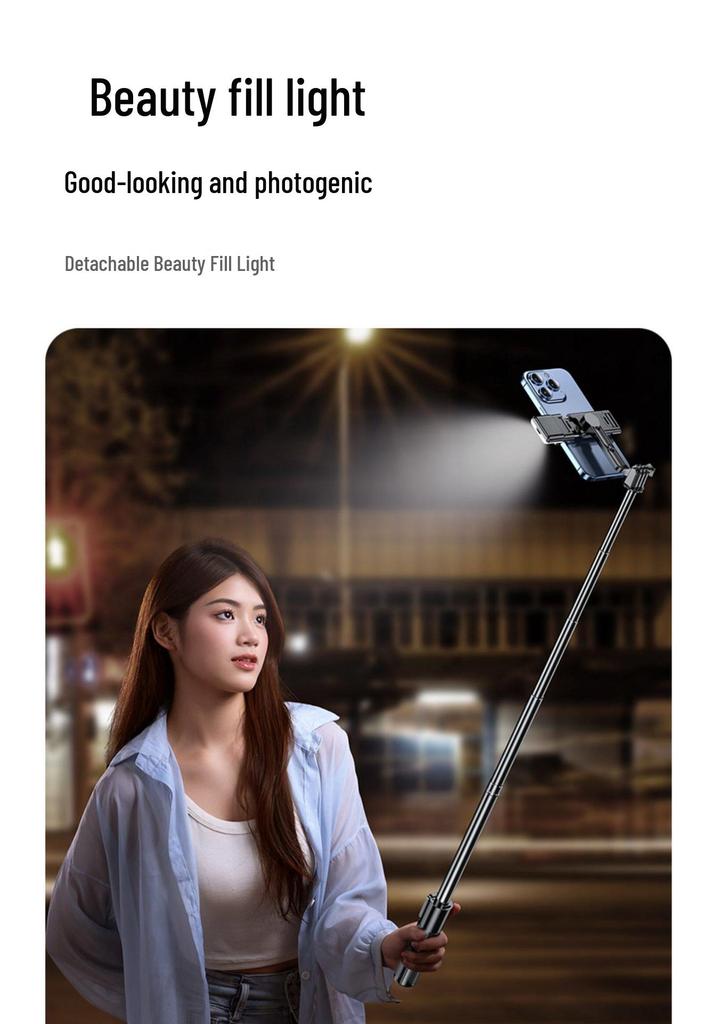 Jiahua Cai Portable 360° Selfie Stick Tripod with Remote