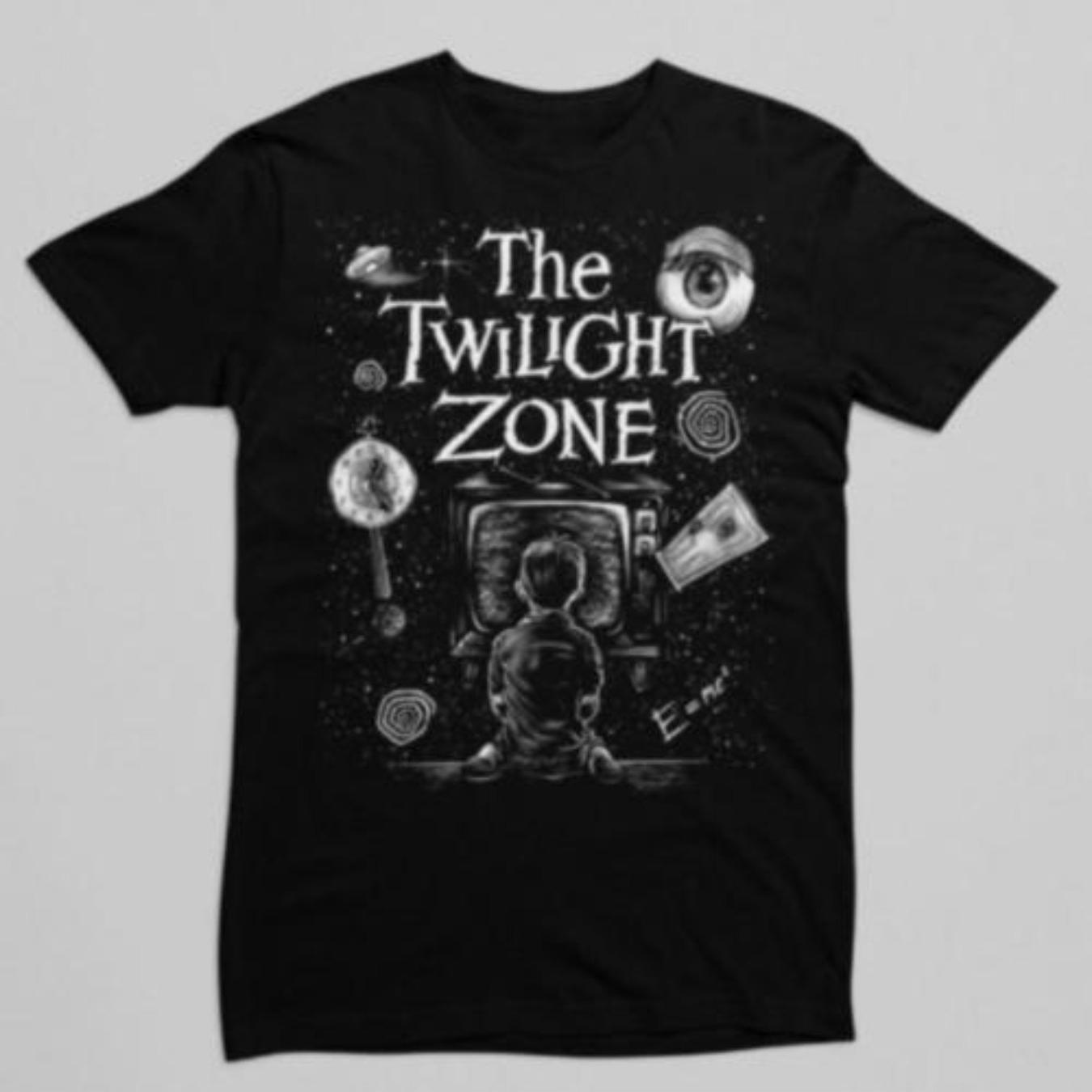 The Twilight Zone Poster T-Shirt 100% Cotton O-Neck Short Sleeve Summer Casual Mens T-shirt Streetwear S