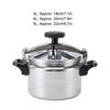 Pressure Cooker Universal Compound Bottom Easy to Open and Close Aluminium Pressure Canner for Gas Cooktops Flat Top Cooktops In