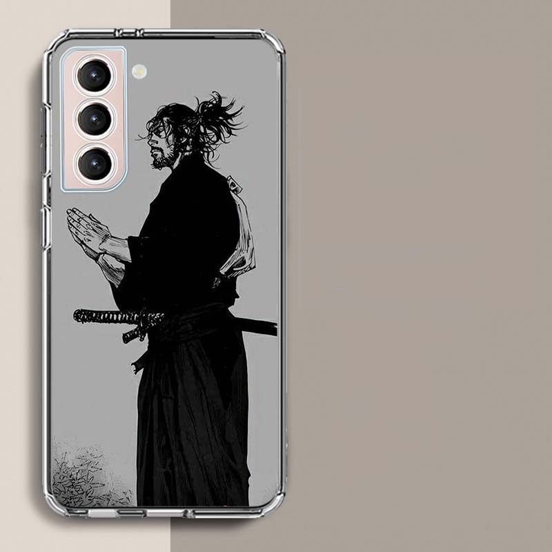 

Manga Vagabond Phone Case For Samsung Galaxy S25 Edge S24 S23 FE S21 S20 S10 Plus S22 S26 Ultra Cover Clear Cases TPU Capa Shell Samsung S25 Edge