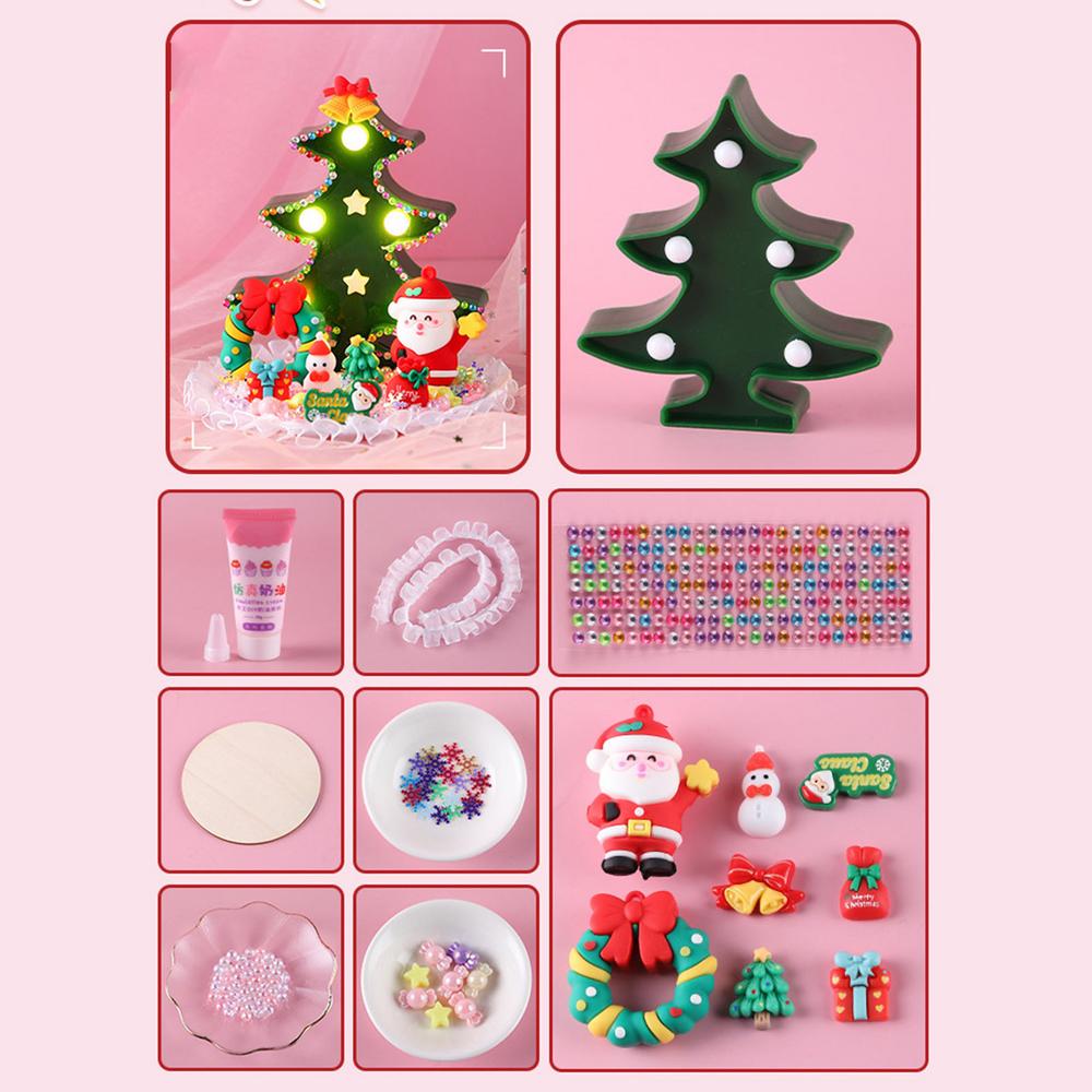 

Рождественский ночник, милый ночник для сна, рождественский набор для подсветки, детские ночники, игрушки, поделки, декор для детей в возрасте