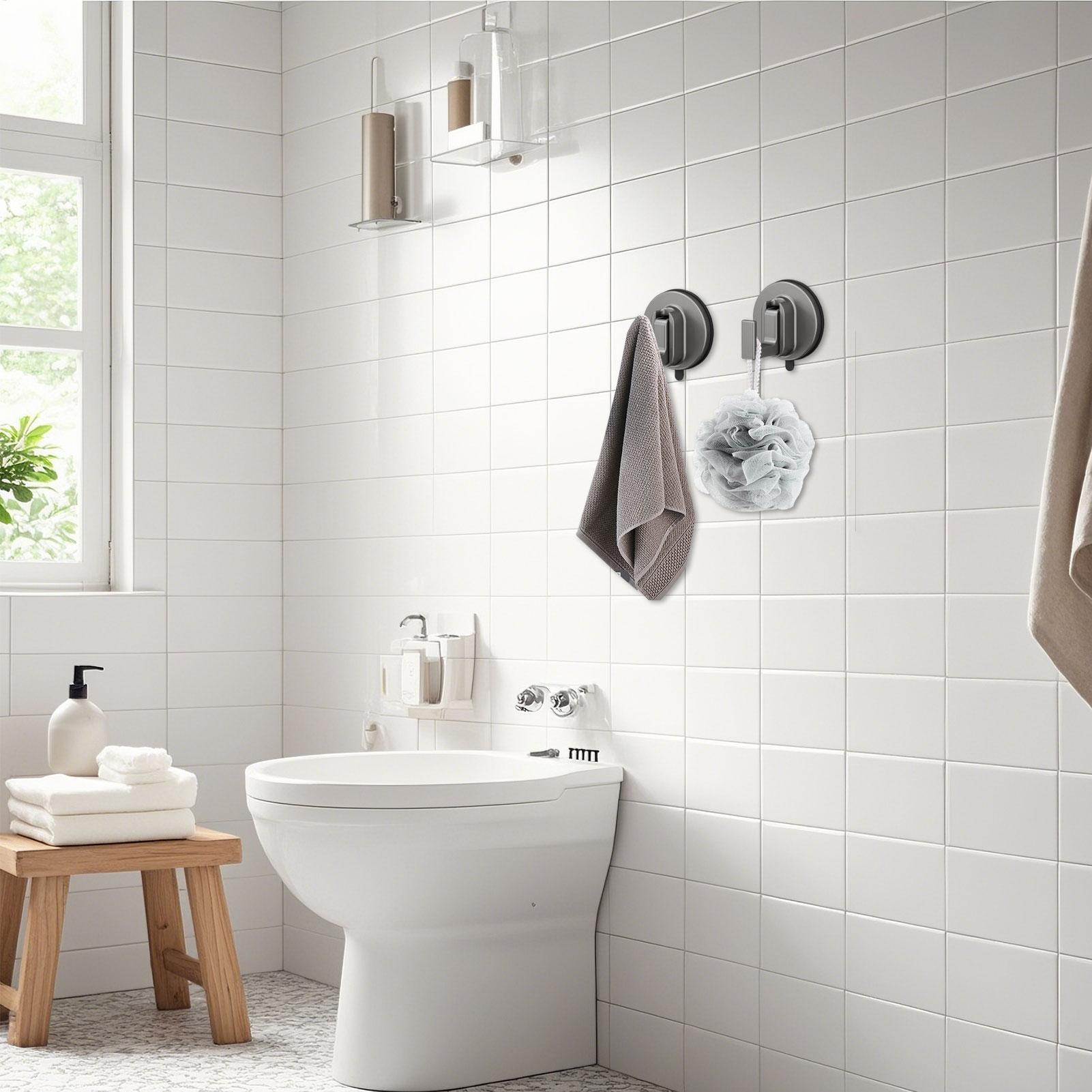 

Suction Cup Hooks No Drill Hanger Non-Damaging Suction Cup Hooks With 15lbs Capacity For Coat Closet Kitchen Cabinet Wall Door CHINA