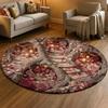 Tree Hole Staircase Circular Carpet Visual 3D Plant Flower Anti Slip Door Mat Living Room Bedroom Kitchen Decoration Rug