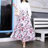 Spring new women's skirt digital printing pendulum dress