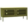 TV Stand Cabinet, Olive, 105X35X50 Cm, Steel