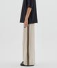 URBANAGE Balloon Fit Curved Line Track Pants_Beige