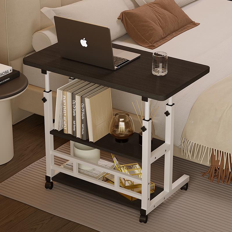 Mobile Study Desk: Adjustable Bedside Computer Table for Dorms & Bedrooms