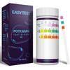 EASYTEST 7-Way Pool Test Strips, 150 Strips Water Chemical Testing for Hot tub and Spa, Accurate Test Bromine, Total Alkalinity, pH, Free Chlorine,