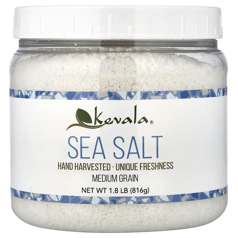 Sea Salt, Medium Grain, 1.8 Lb (816 G)