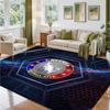 Chelsea FC Design Crystal Velvet Rug Soft Decorative Mat for Bedroom Entrance