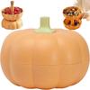 Fresh-keeping Candy Snack Tray Dustproof Divided Serving Tray with Lid Pumpkin Snack Holder  Women