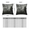 Rainy Ship & Kraken Square Pillowcase Polyester Linen Velvet Printed Zip Decor Pillow Case Home Cushion Cover