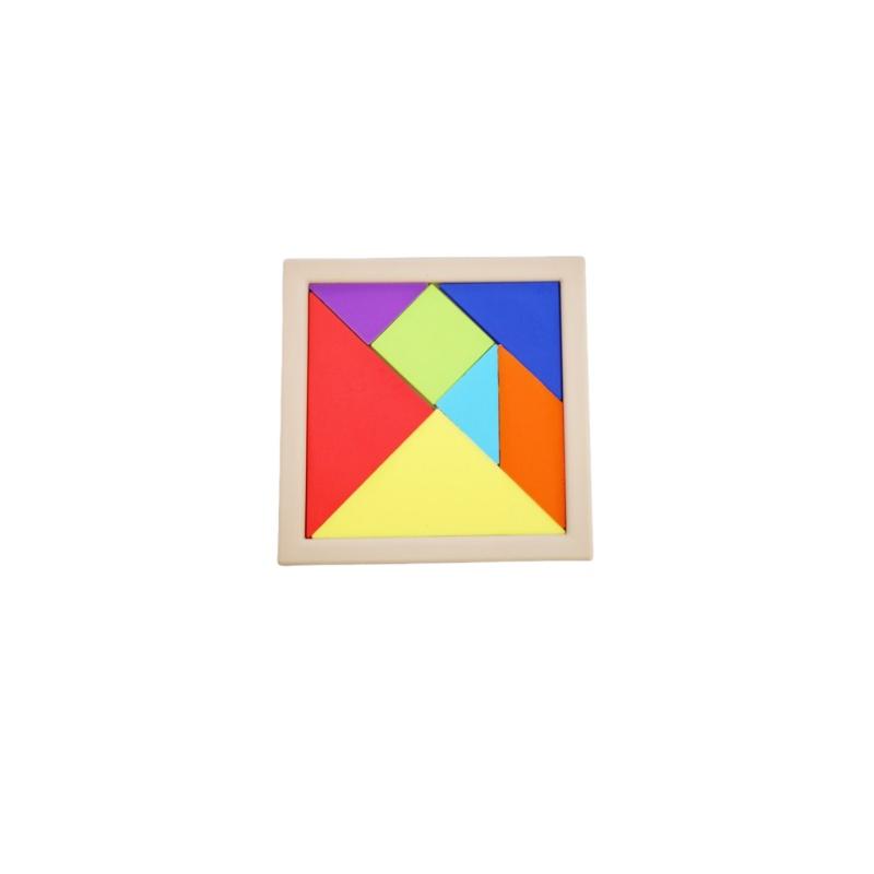 Silicone Blocks Puzzle Brain Teasers Toy Tangram Jigsaw Intelligence 3D Russian Blocks Game STEM Montessori Educational Gifts
