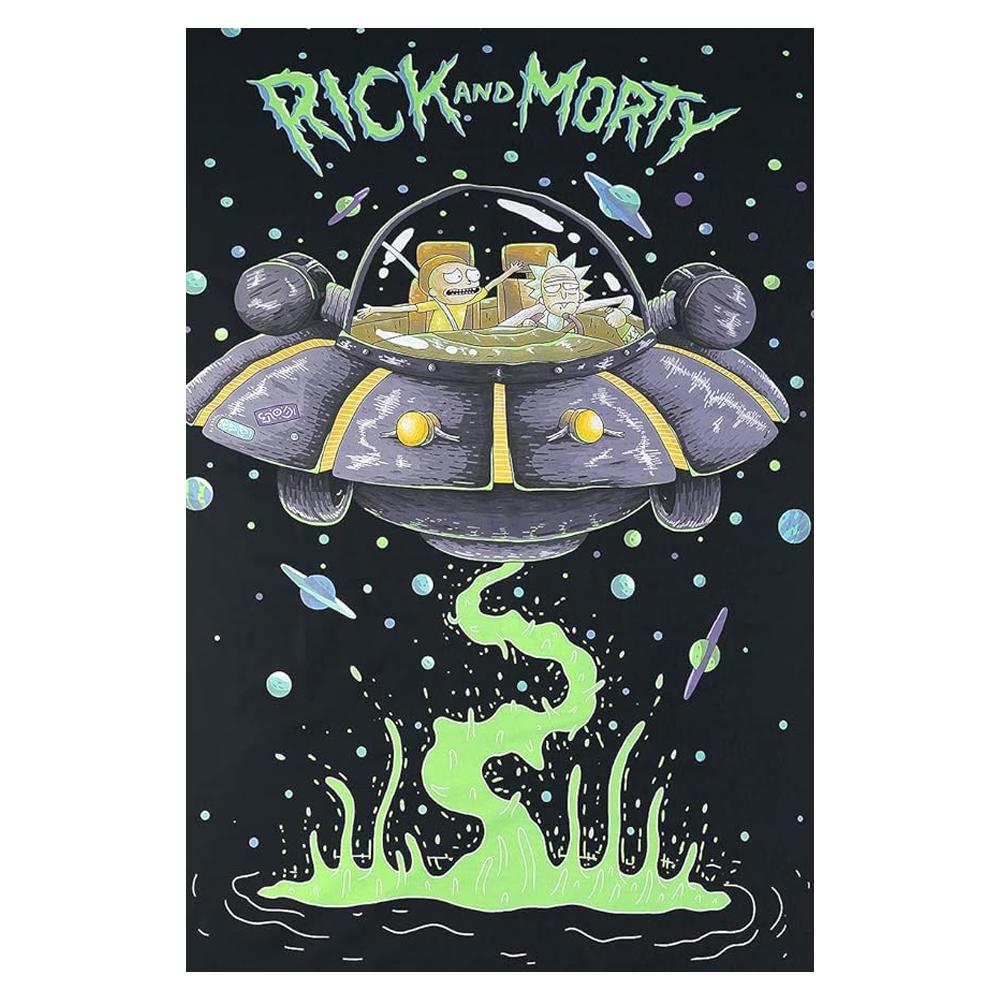 Rick And Morty UFO Reversible Duvet Set