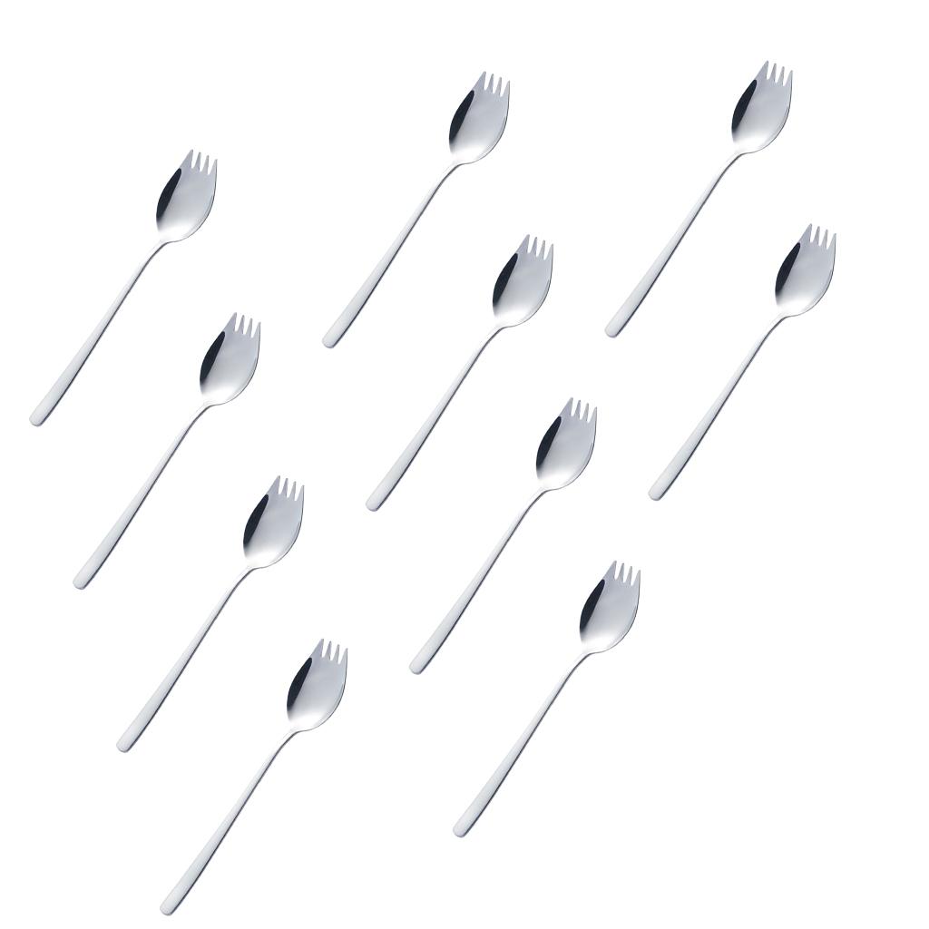 10 Spoon Combo Cutlery Utensils Outdoor Picnic Christmas Gift