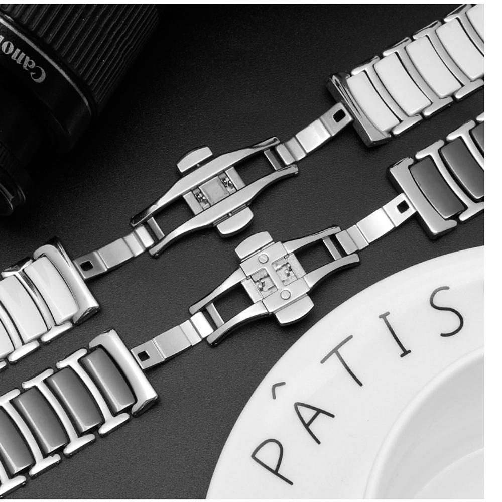 Ceramic+Metal Strap For Samsung Galaxy Watch Ultra 2026 47mm Replacement Watchband For Galaxy Watch 8 44mm 40mm 8 Classic 46mm