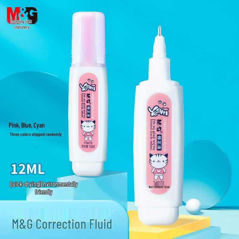 M&G T6072 12ml Correction Fluid (24 Pcs)