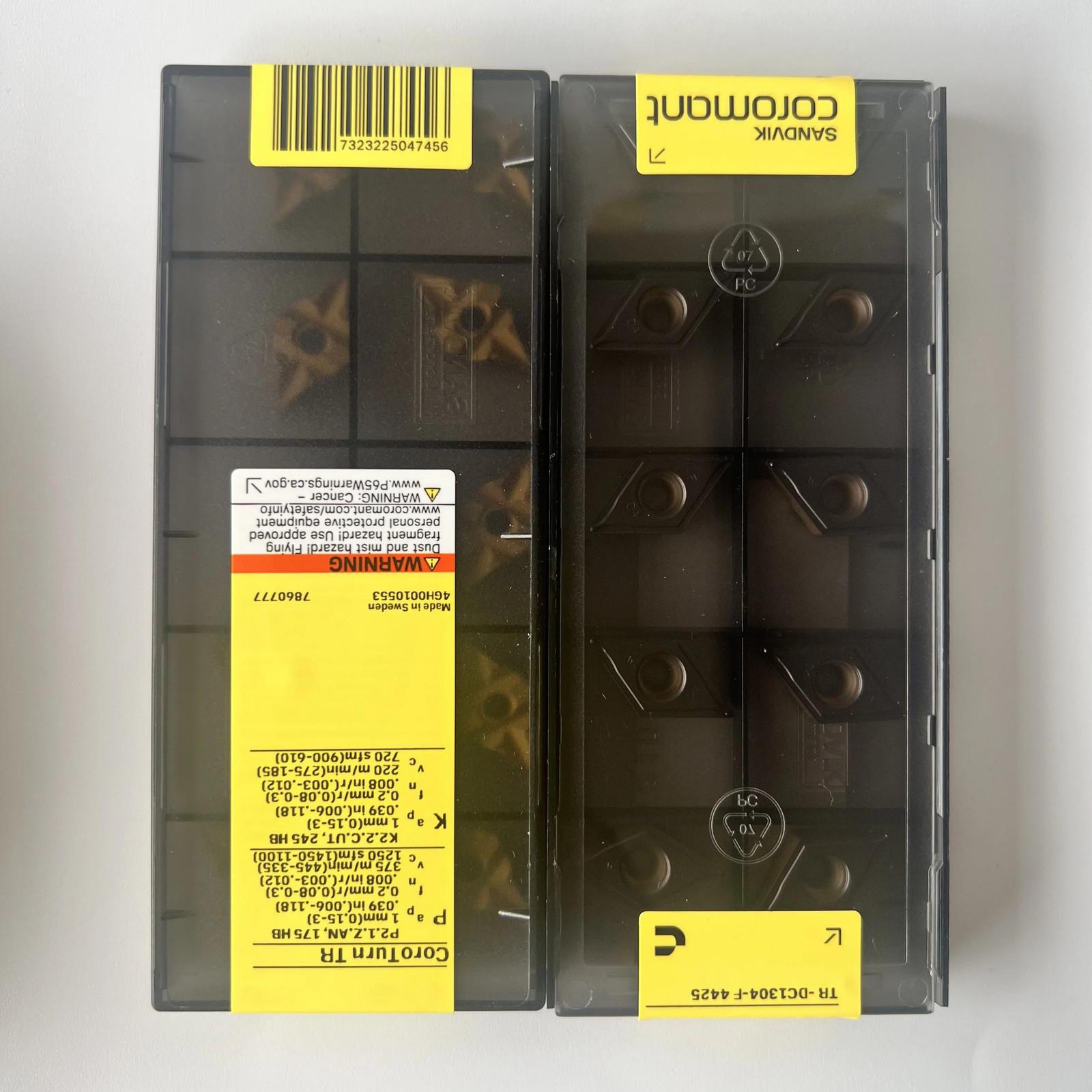 

SANDVIK / TR-DC1304-F 4425 / Industrial indexable Carbide Inserts 10 Pcs