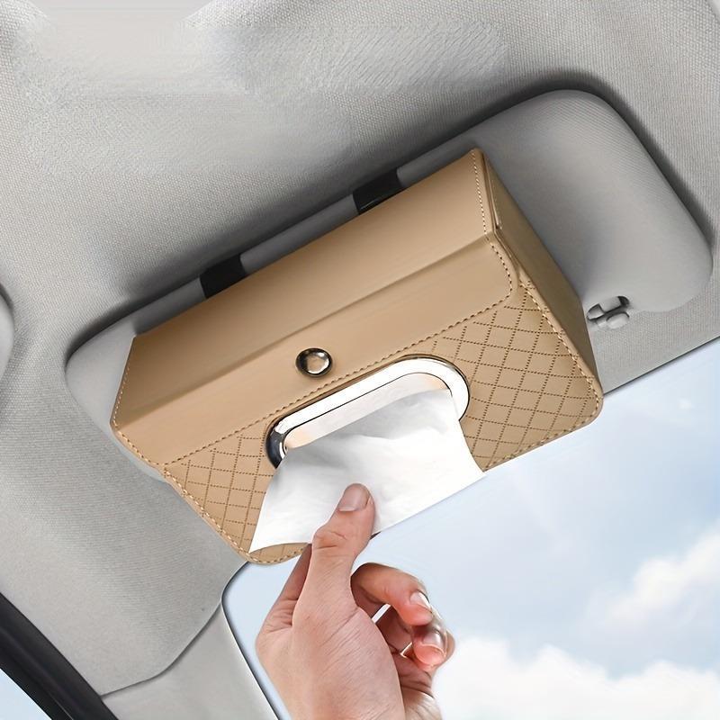 

Elegant Multifunctional Car Sun Visor Hanging Toilet Paper Drawer Car Sun Visor Organizer Easy To Access and Space Saving Design