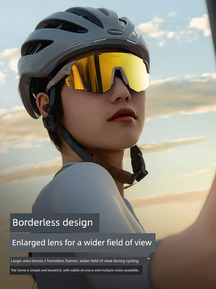 Captain Tas Cycling Glasses, Color-Changing Day and Night Dual-Use Windproof Goggles for Men and Women, Outdoor Sports, Road and Mountain Biking