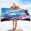Cherry Blossoms Flowers Microfiber Oversized Beach Towels,Super Absorbent Sand Proof Towel Quick Fast Dry Thin Towels Blanket