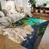 Printed Carpet Leading To The Underwater World Summer Marine Home Decor Non-slip Mat Living Room and Bedroom Carpet
