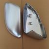 2pcs Silver Matte Chrome For VW Golf 6 GTI VI Side Wing Mirror Covers MK6 R20 GTD GTE Satin CAPS Replace
