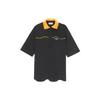 Ganni Loose Casual Sports Polo Shirt Women tops Black T2947099