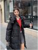 Women's Autumn and Winter Jacket Solid Color Hooded Mid-Length Thick Loose Women's Jacket 5 Colors