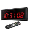 3 Zoll kabellose Fernbedienung Fitnessstudio-Timer Große LED-Intervall-Trainingsuhr Zeit Datum Countdown Aufwärts-Training Stoppuhr