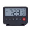 Travel Small Digital Alarm Clock Large LCD Display Front Button with Date Temperature Snooze Backlight Battery Operated