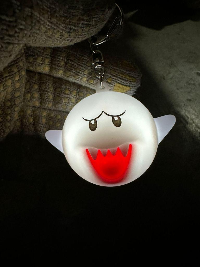 Sound-Activated Ghost Light Keychain and Stress Relief Toy