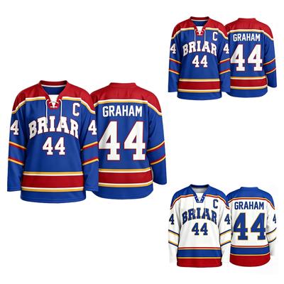 Unisex Off Campus Fashion Sports Jersey Hockey Style Long Sleeve Pullover Lightweight Breathable Athletic Top for Casual Wear