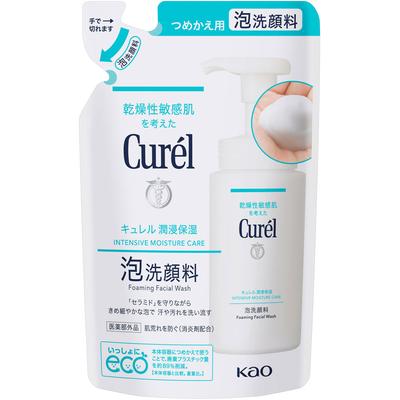 Curel Köpük Yüz Temizleyici Yedek 130mL (Yarı ilaç) Yüz Bakımı Nemlendirici Curel Az miktarda uygulayın (2 pompa, yaklaşık. 2 ml) ellerinize uygulayın