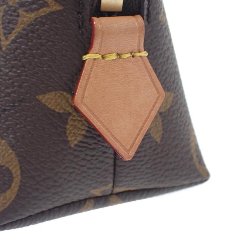 LOUIS VUITTON  M47515 Monogram Pouch Brown Monogram canvas Women