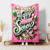 1pc Blanket AKA Logo5 Print Design, Lightweight Blanket for Sofa, Bed- Soft &Warm, Gift for All Seasons like Christmas, Halloween