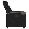 Relaxation Armchair Black Fabric