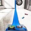 Race Car Ramp Track 15 Ft Gift Portable Multifunctional Flexible Strong Suction Cups with 2 Racecars