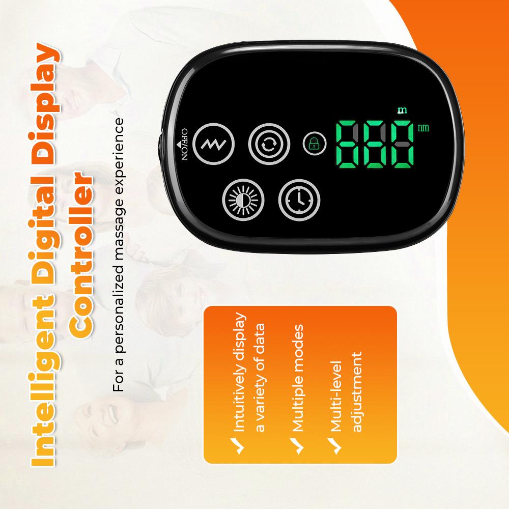 Electric Infrared Red Light Heating Vibration Massager Suitable For Shoulders, Back, Waist, Legs, Knees, Etc.