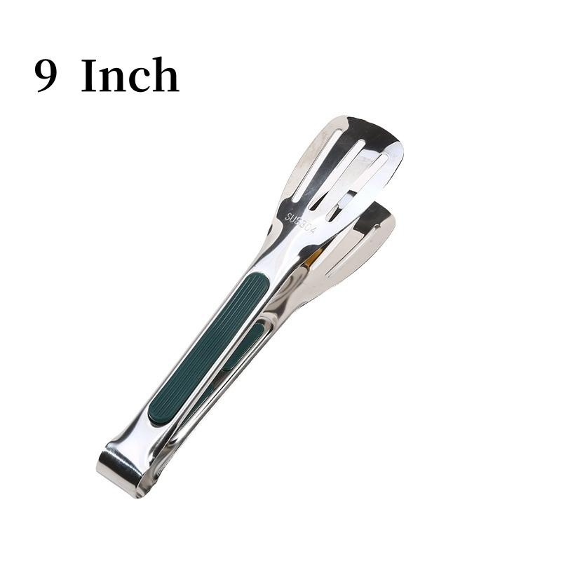 Stainless Steel Food Tongs Non Slip Meat Salad Clip Barbecue Grill Buffet Cooking Kitchen Tool Accessory