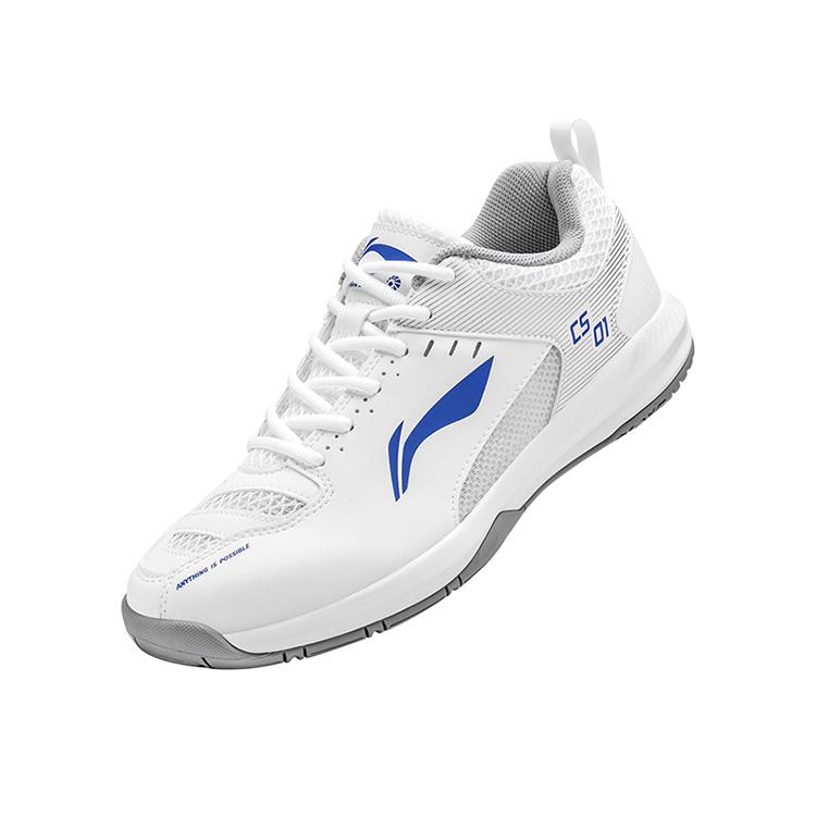 LiNing Feather Cushioning, Abrasion Resistant, Breathable, Lightweight Low Top Badminton Shoes Unisex Standard White AYTS034-2