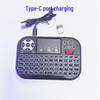 M2 Multi-Mode Mini Keyboard with Touchpad Roller: 7-Color Backlit Air Mouse Keyboard