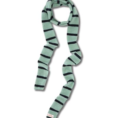 Muwm Lazy Stripe Muffler (Mint Navy)