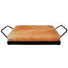 Tray For A Salt Board/Plate With Handles - Metal, Practical For The Grill, For The Oven