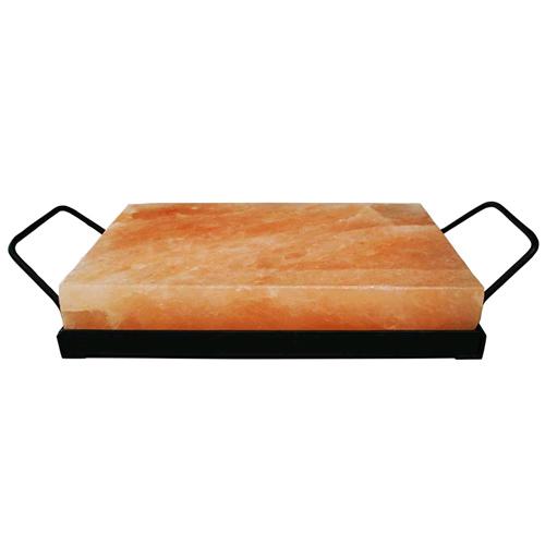 Tray For A Salt Board/Plate With Handles - Metal, Practical For The Grill, For The Oven