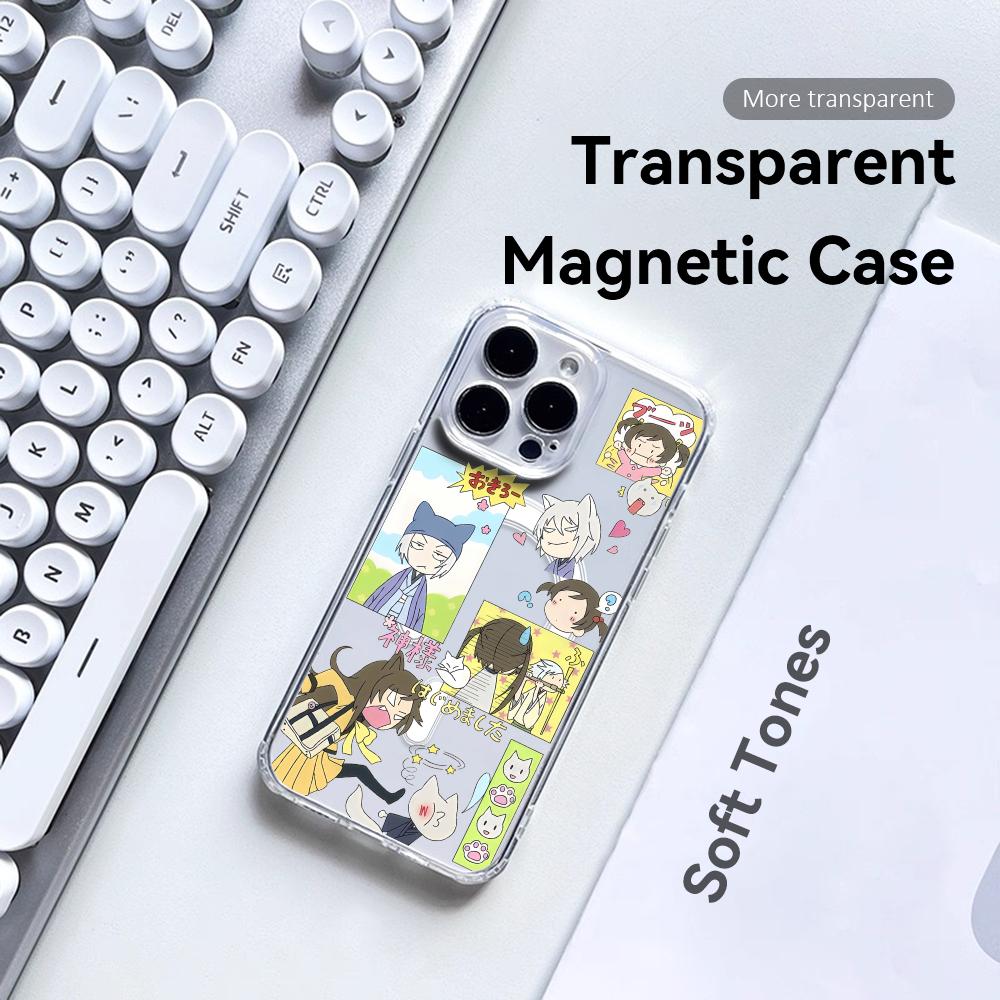 Anime K-Kamisama Kiss Phone Case For iPhone 17 16 15 14 13 12 Pro Max Plus With Magnetic Crystal Clear Case Wireless Charge