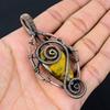 Neelite Gemstone Pure Copper Wire Wrapped Handmade Pendant Jewelry For Gift
